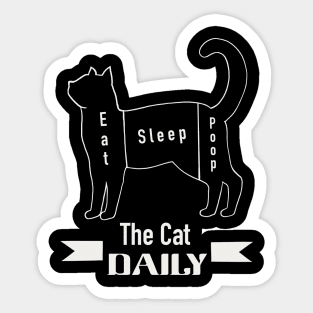 The Cat Daily Sticker